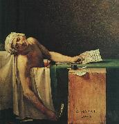 Jacques-Louis David The Death of Marat France oil painting artist
